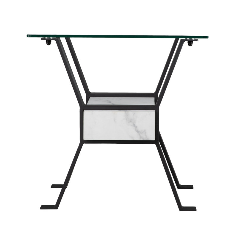 Darvette Glass Top End Table