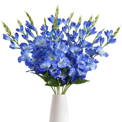 Fleurs artificielles glaïeul 30 en fausses fleurs Glaïeul fleurs à longues tiges