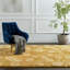 Tapis brun en laine noué à la main Mautte-1661142153
