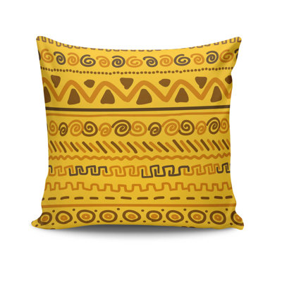 Decorative Cushion Cover, 17 x 17 Inches, 50% Cotton / 50% Polyester | Machine Washable at 104°F, Ironable, Concealed Zip Closure | Perfect for Living Room, Bedroom, and Stylish Home Décor