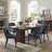 Mason Upholstered Side Dining Chair With Solid Wood Legs(Set of 4)-1572478176-1572478191