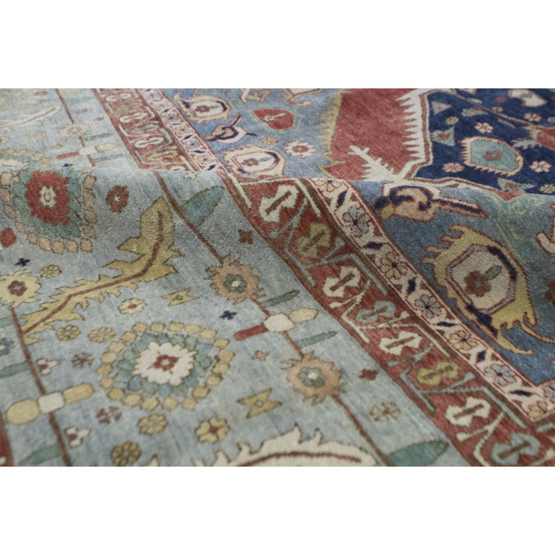 Bakshahesh Hand Woven Wool Oriental Area Rug, Rectangle 9'2" x 12'