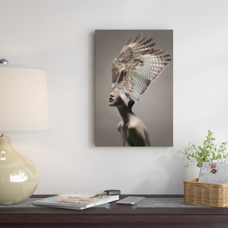 « magma monte », impression sur toile, H 26 po x l 18 po x P 1,5 po, Toile avec cadre noir, Pas de tapis
