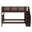 Bunk Bed With Storage Stairway And Guard Rail-2080590201