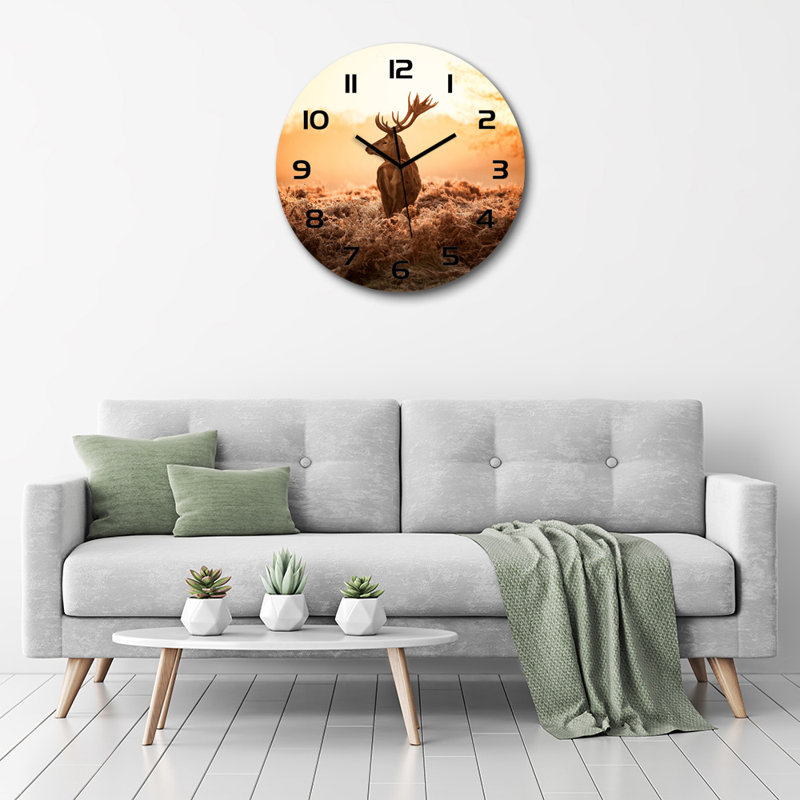 Johniel Glass Wall Clock