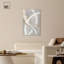 «Silvered Spirals Canvas Elegant Gold Abstract» par Art Remedy-105591846-105591855