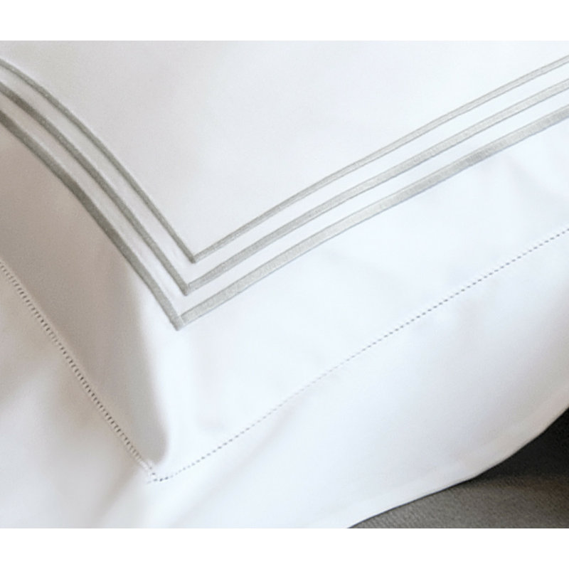 Granduca Sham, White/Pearl, King