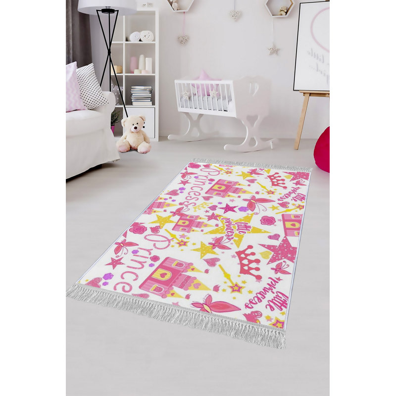 Luxurious Velvet Area Rug, 5.9 x 9.2 Feet | 100% Velvet Fabric, 100% Cotton Sole, 0.4 in Pile Height | Antibacterial, Non-Slip, Machine Washable | Elegant 3D Digital Print for Living Room & Bedroom Decor