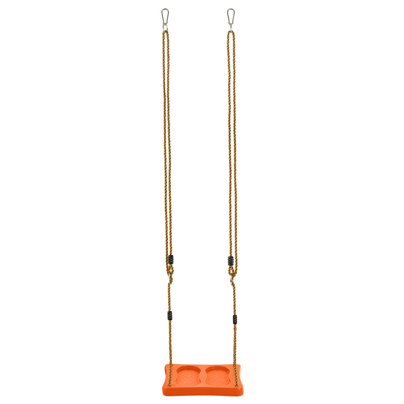Machrus Swingan One Of A Kind Standing Swing With Adjustable Ropes - Fully Assembled, Orange