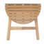 Airdrie Acacia Folding Outdoor Balcony Table , 70cm cm W 45cm cm D