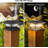 Low Voltage Solar Powered Integrated LED Fence Post Cap Light Pack-86725241