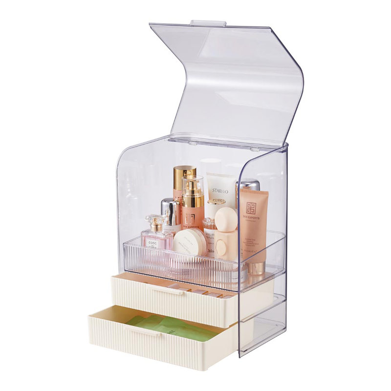 3-Tier Cosmetics Storage Organizer, Beige