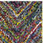 Tapis bleu / multicolore en coton touffeté à la main Anaheim-541849860