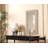 Rectangle Cornhusk Mirror in Linen White-108306181