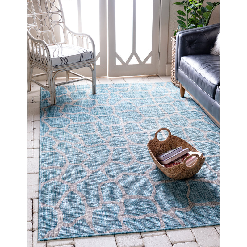 Murrell Animal Print Indoor / Outdoor Rug, Rectangle 4'1" x 6'1"