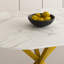 Table de salle à manger moderne et simple avec pales extensibles (table seulement)