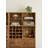 35.4" W Vintage 4-Cubby Open Storage Cabinet