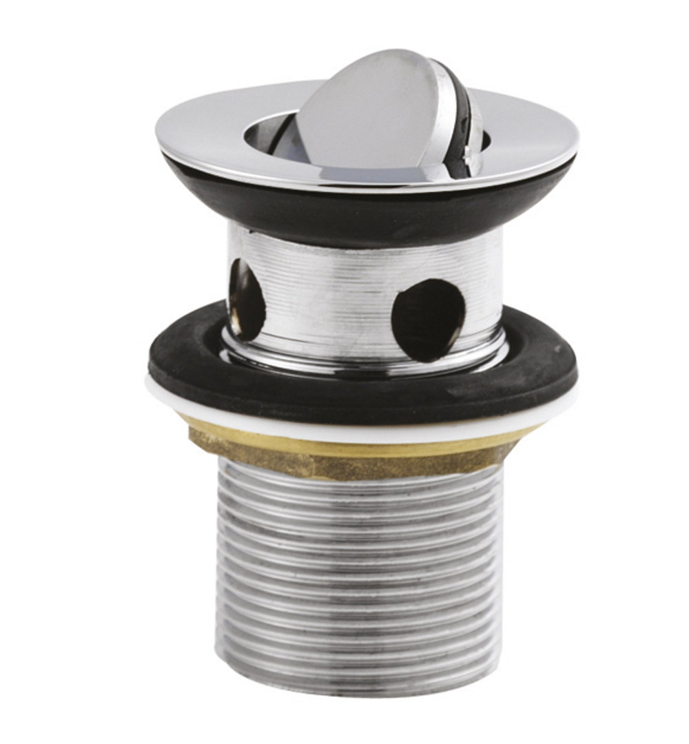 Wastes & Extras 6.2cm Drain Stopper Waste Bathroom Sink with Overflow
