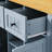3PCS Set Large Kitchen Island With Drop Leaf, Power Outlet & Door Internal Storage Rack(With 2 Barstools)-1069712423