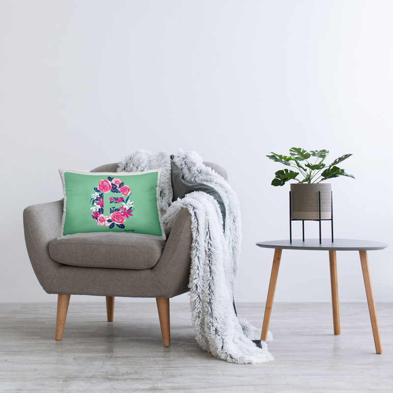 Motif décoratif floral lettre F par Hannah Louise Byatt