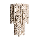 Wood Disk Wall Sconce