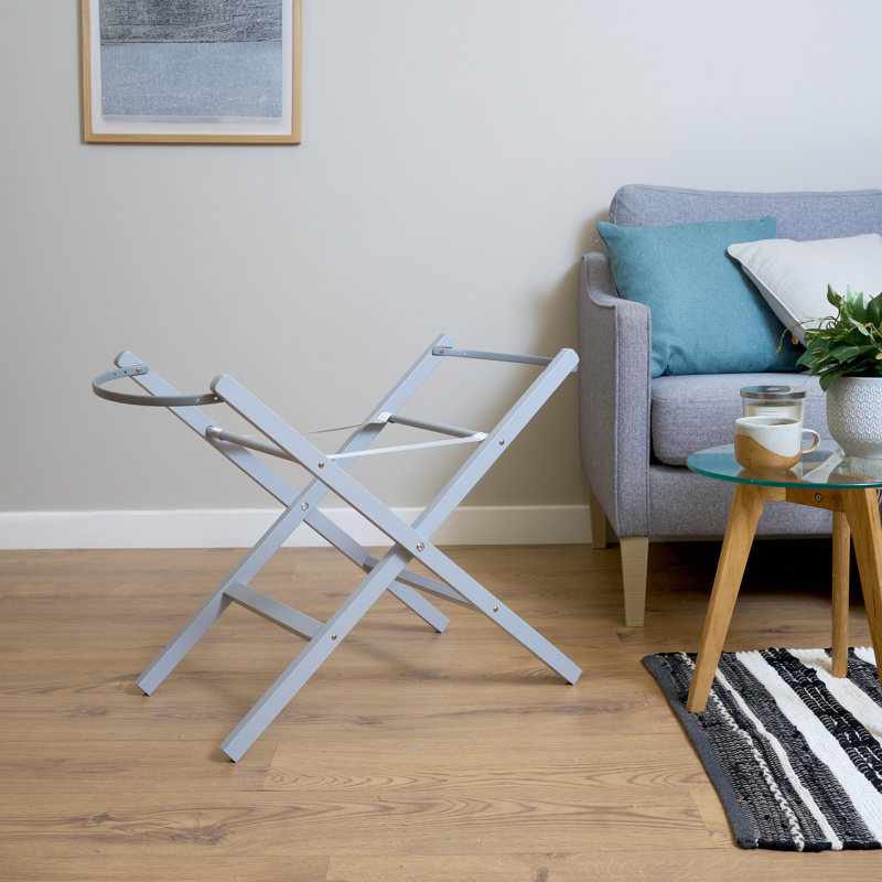 Moses Basket Stand, Grey