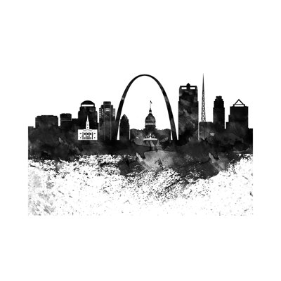 Saint Louis Skyline - Wrapped Canvas Painting