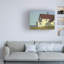 Art mural sur toile tendue «Keepers Morning» par Jerry Cable pour décoration de salon, de chambre à coucher ou de bureau - 14 x 19