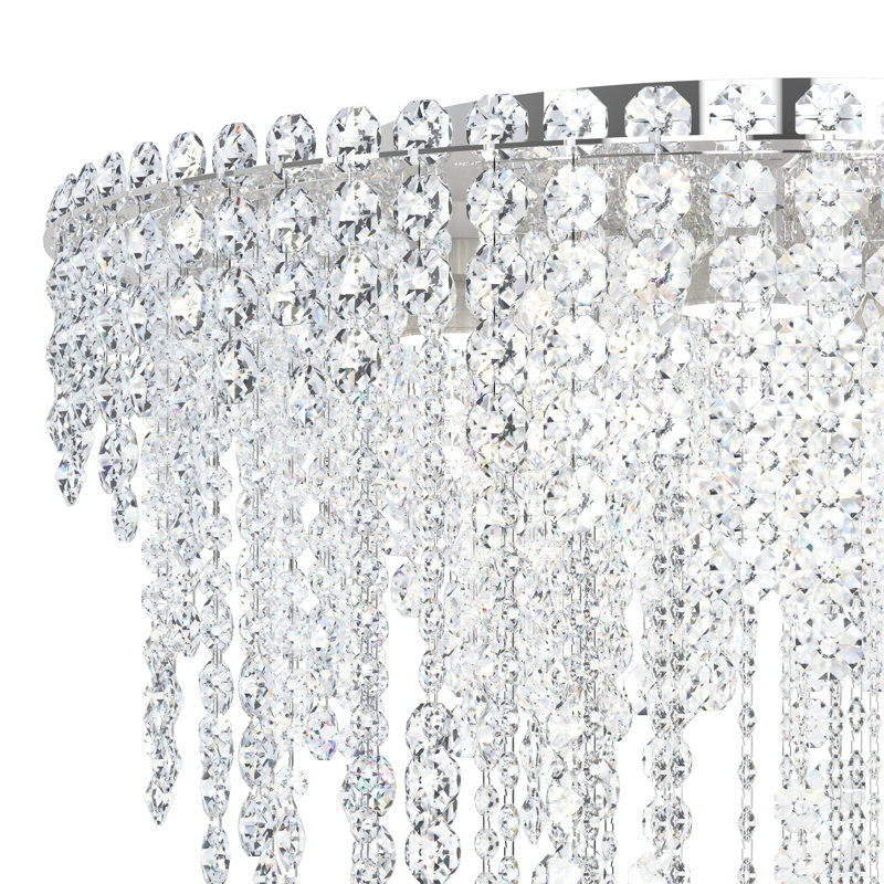 Chantant 6 - Light Flush Mount, Heritage Handcut, 79.5" H x 24" W x 24" D
