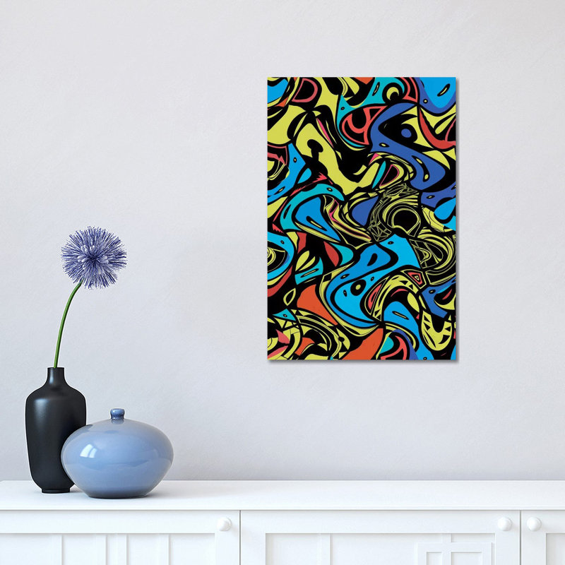 Psychedelic Renaissance I 1 Piece Wrapped Canvas Painting