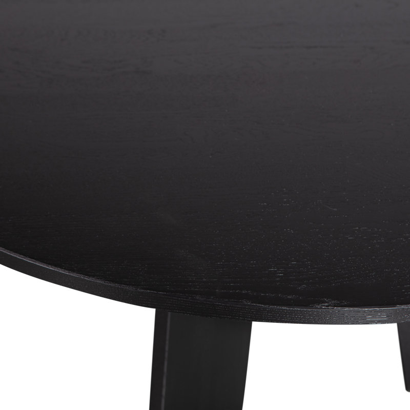 Fries Oak Round Solid Wood Dining Table