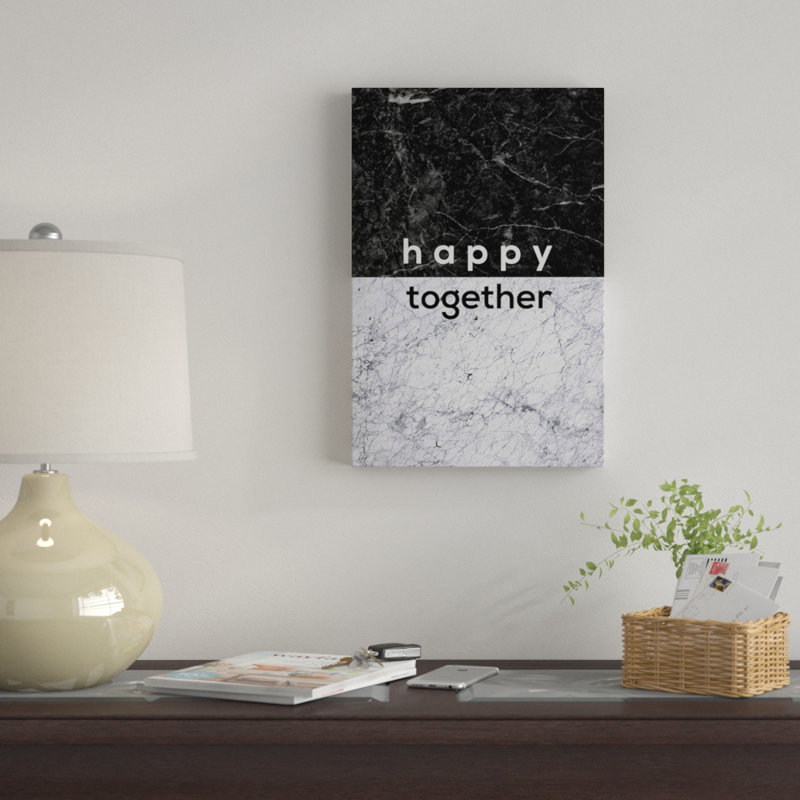 « happy pair », impression sur toile, H 18 po x l 12 po x P 1,5 po, Toile tendue, Pas de tapis