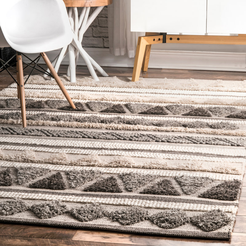 Jagger Wool Geometric Indoor Rug, Rectangle 8' x 11'