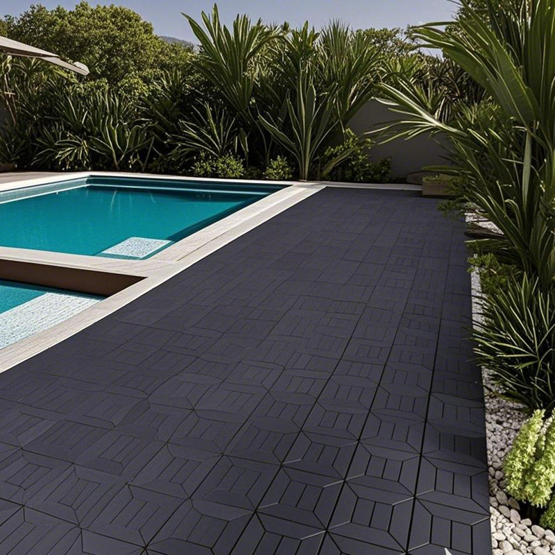 DIY Module Interlocking Decking Tiles Floor Tile