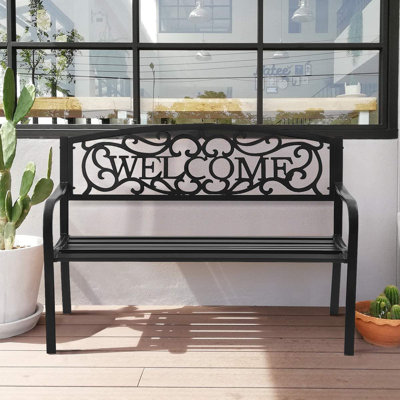 Asya Stainless Steel Park Bench