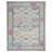 Christa Oriental Light Gray/Fuchsia Area Rug-962395459