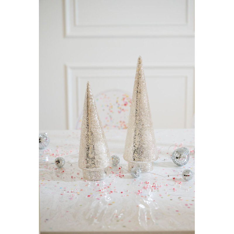 Metallic Textured LED Tree 4"x 12.5", 12.5 in x 4 in
