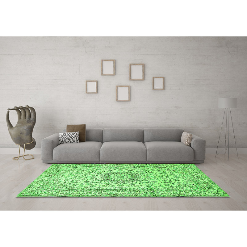 Miaha Performance Floral Indoor Rug, 3' Round