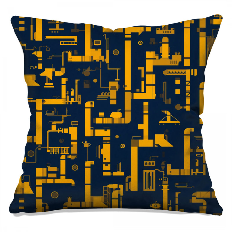 Coussins décoratifs jaunes, 26 x 26 inches