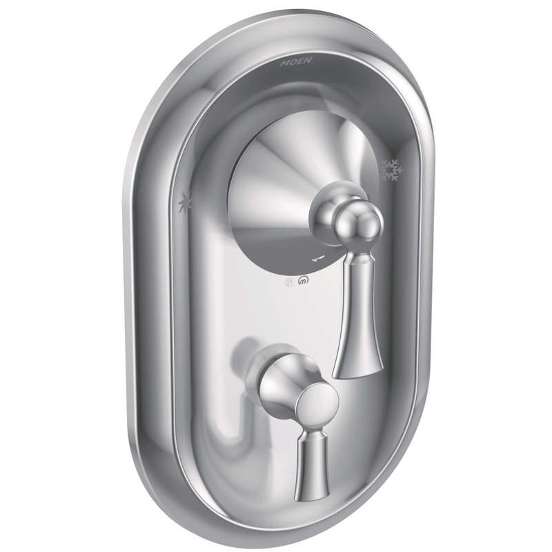 Ensemble de garniture de robinet avec soupape de dérivation à 3 fonctions Posi-Temp Wynford, Chrome