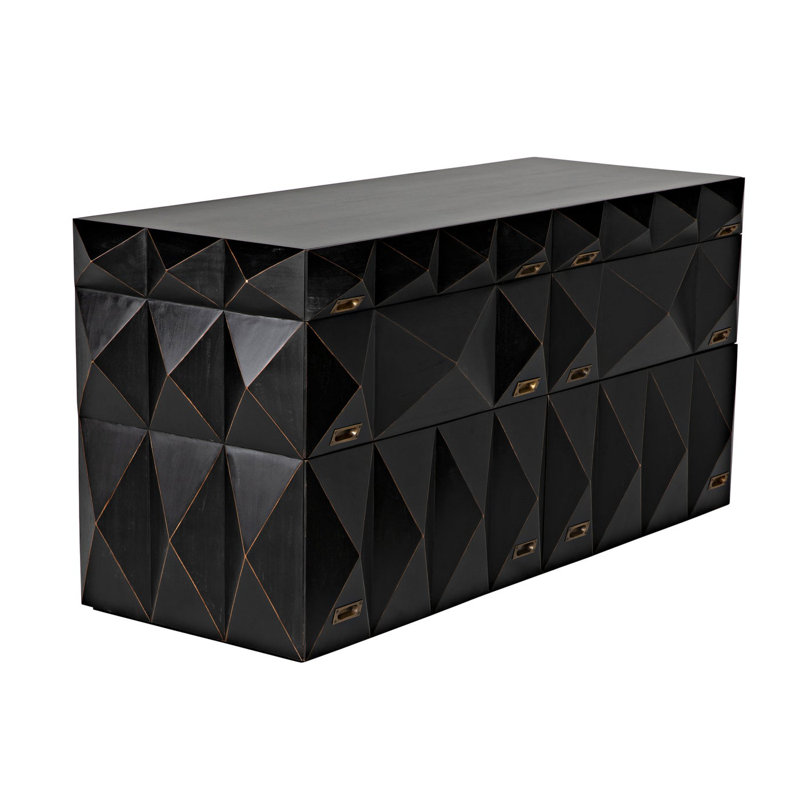 Allegra 6 - Drawer Solid Wood Dresser