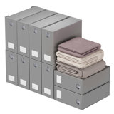 10-pack Bed Sheet Organizers And Storage – Foldable Linen Closet Organizer With Window, Xl Sheet Set Folder Keeper For Queen & King Size Bedding