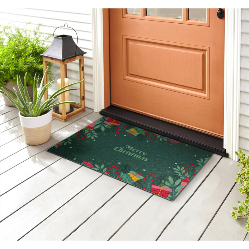 Non-Slip Christmas Outdoor Doormat
