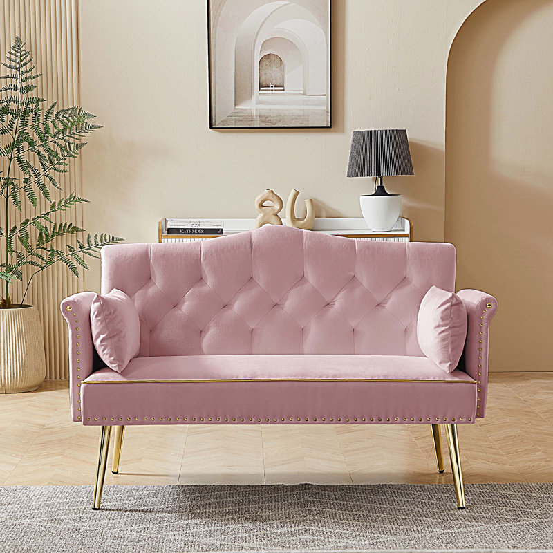 2 Seater Sofa, Pink