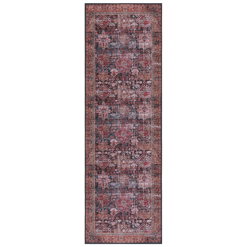 Pashen Performance Machine Washable Oriental Rug, Runner 2'6" x 8'