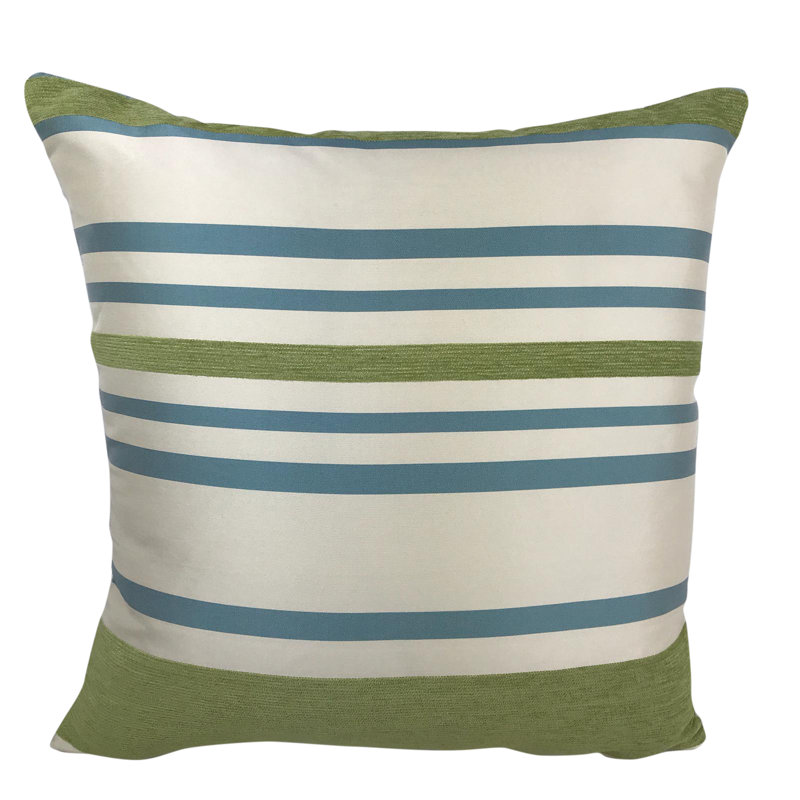Garfield Striped Square Throw Pillow Cover