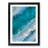 Aerial Beach View of the Maldives in Abstract - Picture Frame Graphic Art Print-55682978-55682977