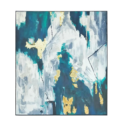 Art abstrait île | Acrylique sur toile | Par Vinit Pravin Mistry