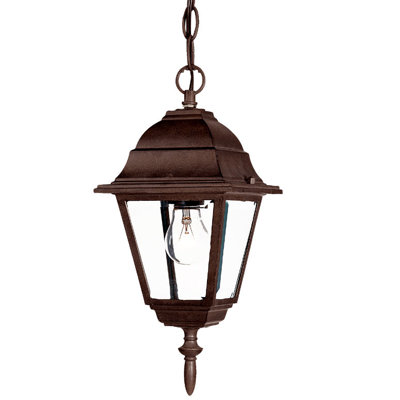 Lanterne suspendue d'extérieur 1 lumière Ledbetter H 12,5 po