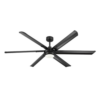 72" Blade Led Standard Ceiling Fan With Remote Control